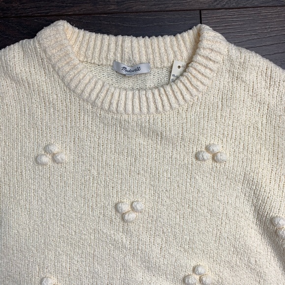 NWT Madewell Pom Pom Pullover Sweater - Picture 3 of 6